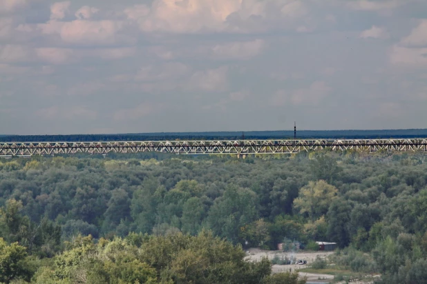 Виды Барнаула с высоты 55-метровой пожарной вышки.