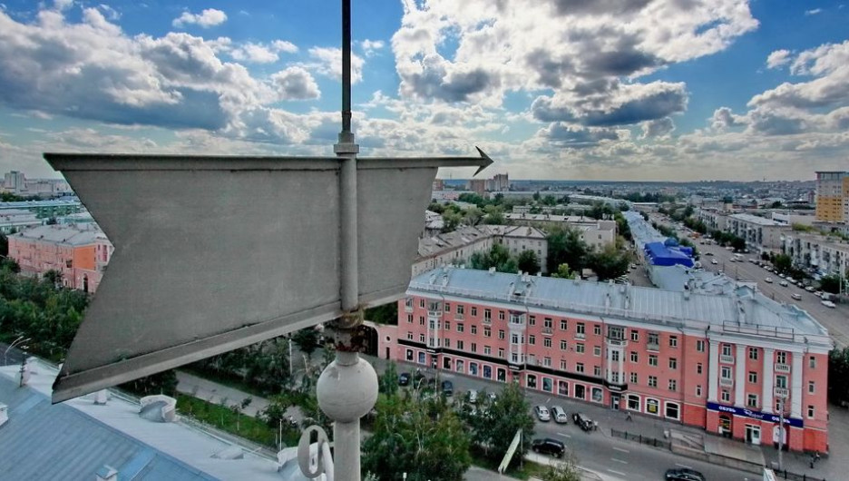 Виды Барнаула с высоты 55-метровой пожарной вышки.