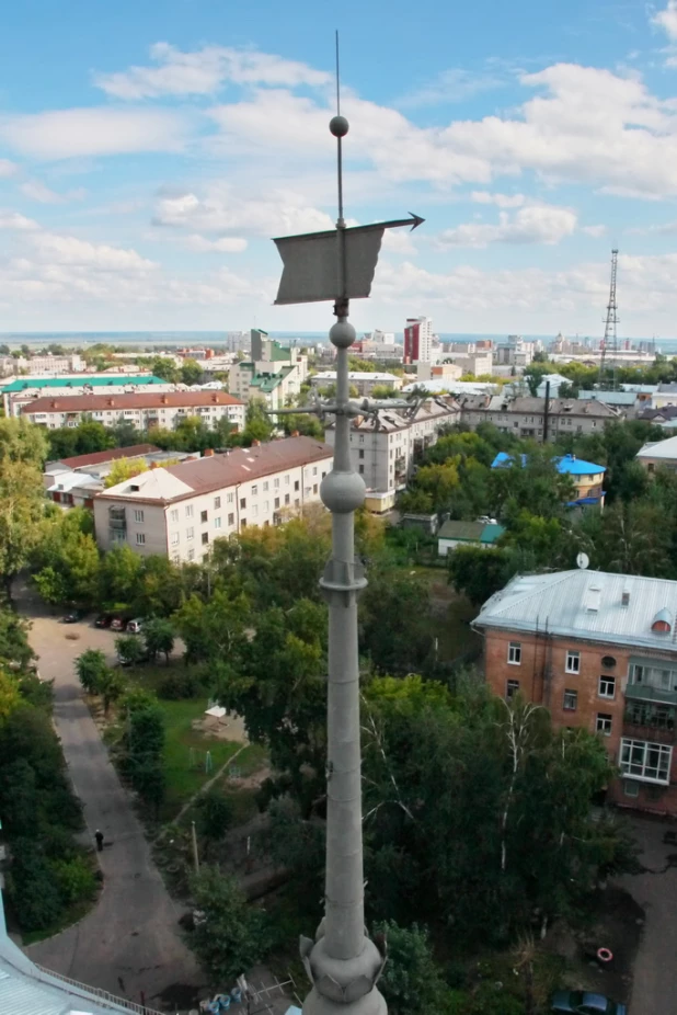 Виды Барнаула с высоты 55-метровой пожарной вышки.