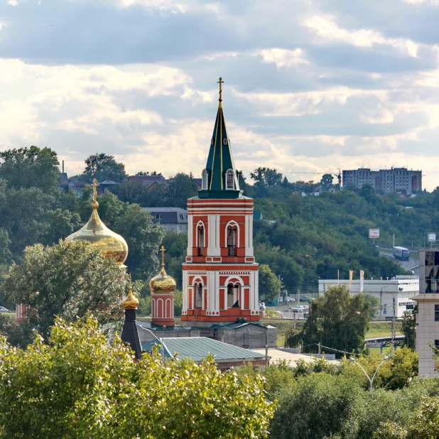 Виды Барнаула с высоты 55-метровой пожарной вышки.