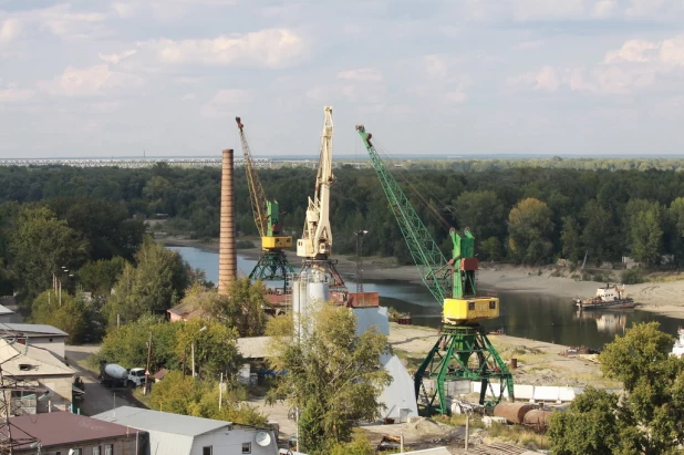 Виды Барнаула с высоты 55-метровой пожарной вышки.