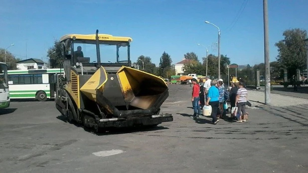 Ремонт на пл.Спартака и ул. Пушкина в Барнауле.