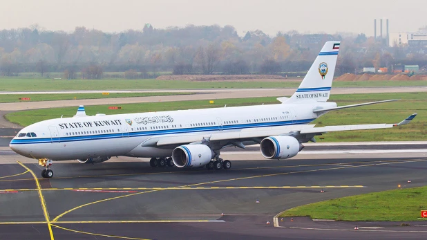 Airbus A340-542, Кувейт.