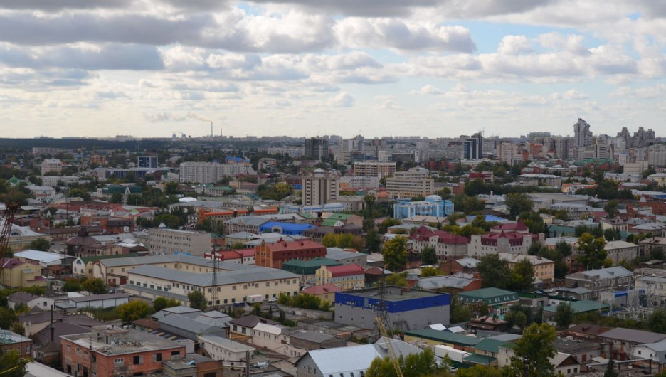 Вид на Барнаул.