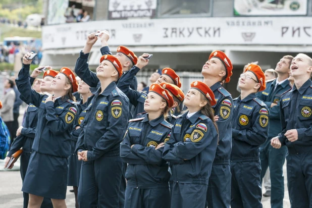 Генеральная репетиция "Стрижей" на речном вокзале. Барнаул, 4 сентября 2015 года.