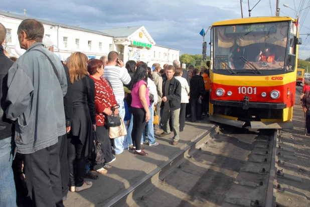 Давка в День города.