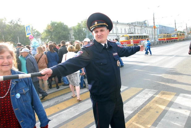 Давка в День города.