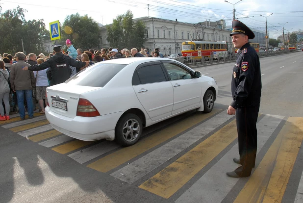 Давка в День города.