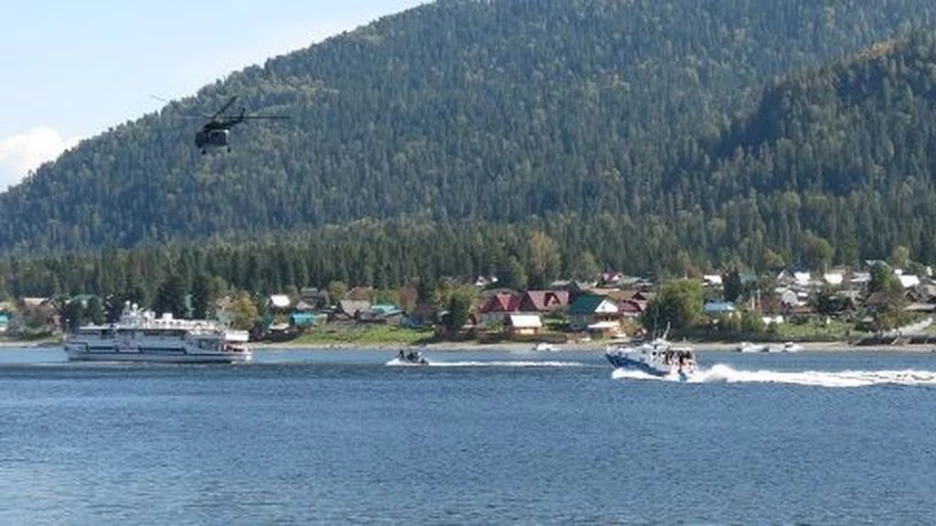 Антитеррористические учения на Телецком озере. 8 сентября 2015 года.