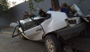 Авария около БАМЗа, 12 сентября 2015.