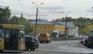 Пр. Красноармейский в районе площади Спартака.