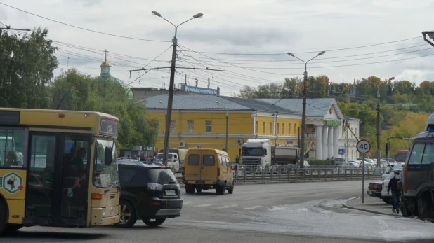 Пр. Красноармейский в районе площади Спартака.