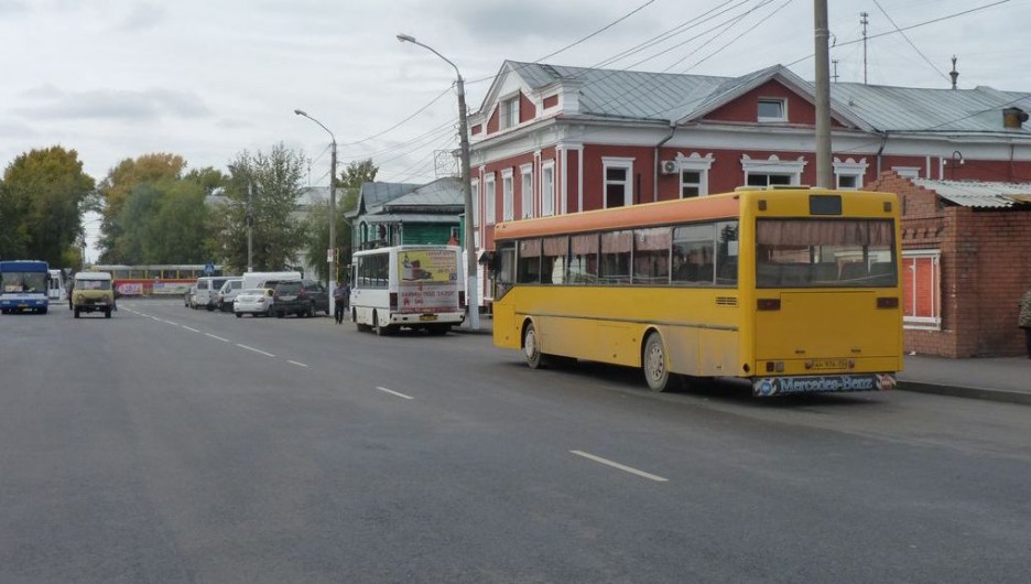 Автобусы в Барнауле.