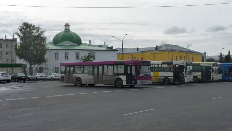 Автобусы в Барнауле.