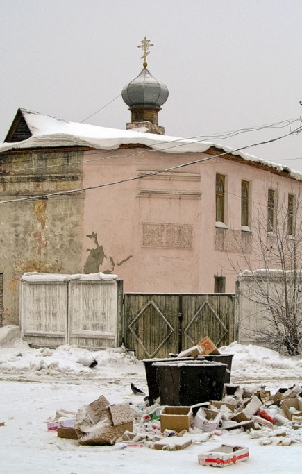 Как выглядело здание храма Димитрия Ростовского до реставрации.