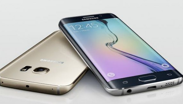 Samsung Galaxy S6 Edge.