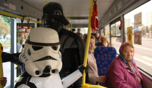 Удивительные люди в общественном транспорте.