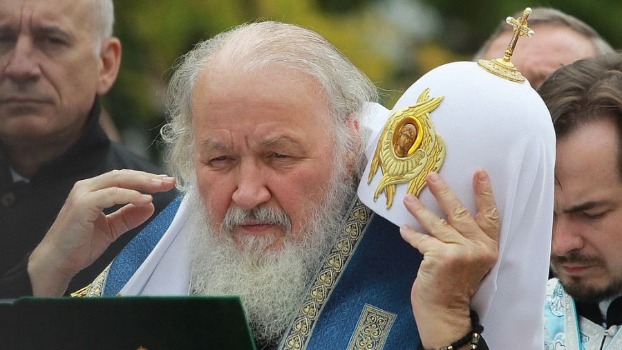Во время визита патриарха Кирилла в Барнаул. 21 сентября 2015 года.