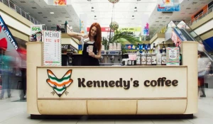 В дизайн-проекте интерьера торговой точки Kennedy`s Coffee проработаны принципы сборки оборудования для франчайзи.