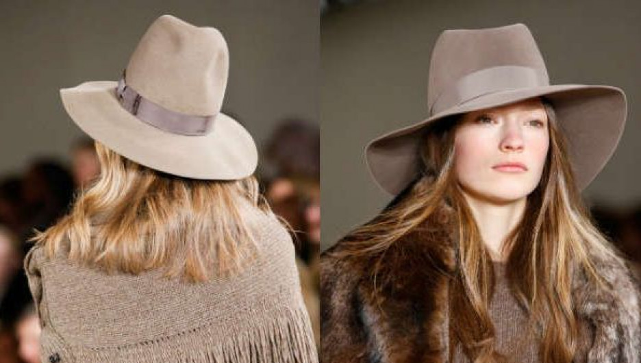 Широкополые шляпы - тренд сезона - лучше всего смотрятся на высоких. 