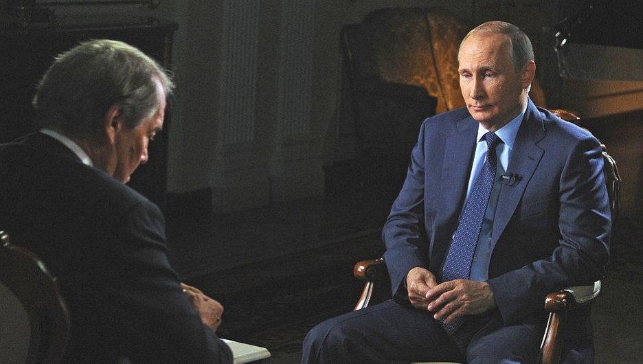 Интервью Владимира Путина американскому журналисту Чарли Роузу для телеканалов CBS и PBS.