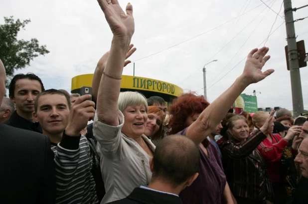 В 2009 году видели Владимира Путина.