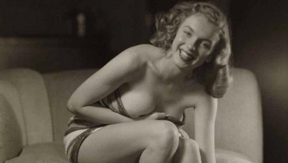 Откровенные снимки будущей Мэрилин Монро в 1945 году.