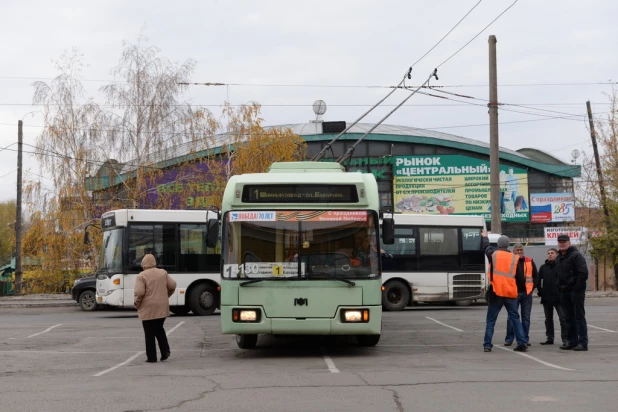 На проспекте Ленина начался ремонт.