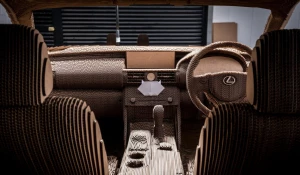 Lexus сделал своим сотрудникам автомобиль из картона
