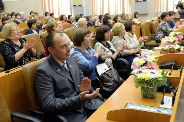 Награждение учителей Алтайского края.