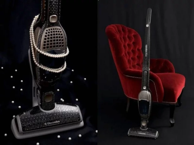 Пылесос за 19 тыс долларов от Electrolux, инкрустированный камнями Swarovski. 