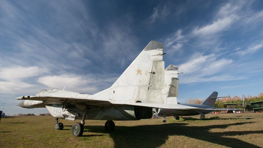 МиГ-29 в Музее авиации на аэродроме &quot;Лесной&quot;.