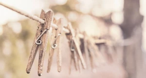 Бельевая веревка, стирка.