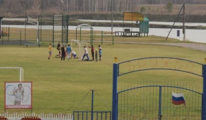 В Целинном районе строят спортивную площадку.