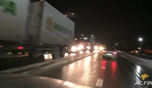 Затор на трассе М-52.