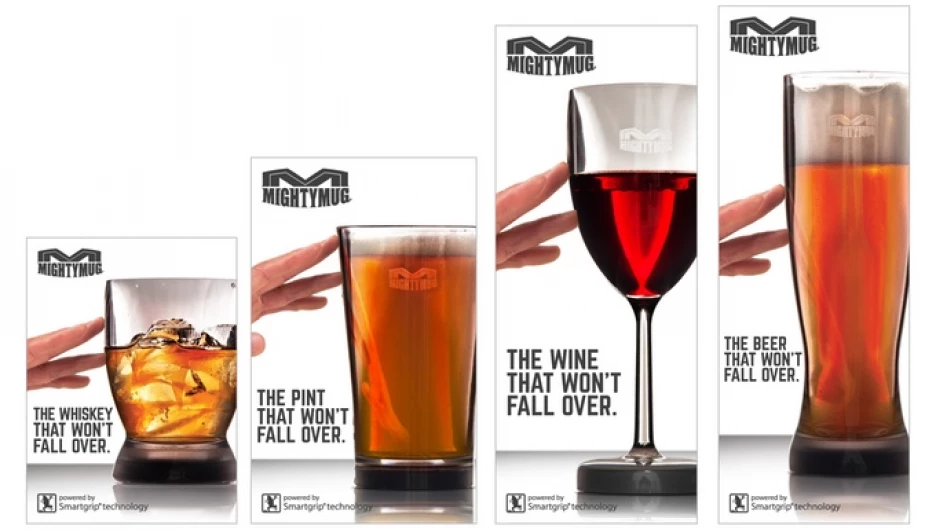 Стаканы, которые не падают.