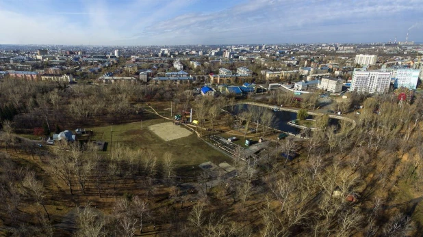 Панорама парка "Изумрудный".