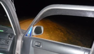 Разбитая машина.