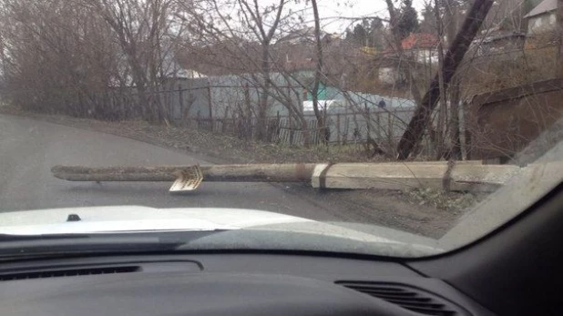 Авария в Борзовой Заимке.