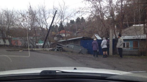 Авария в Борзовой Заимке.