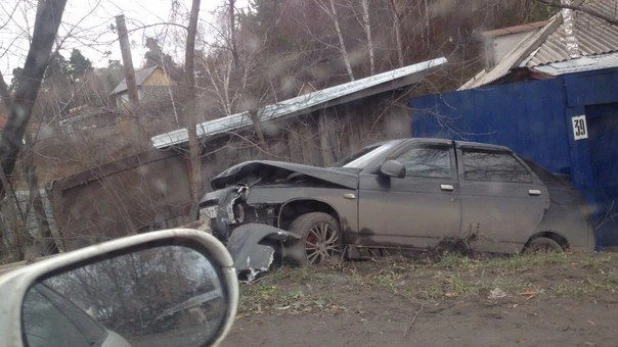 Авария в Борзовой Заимке.