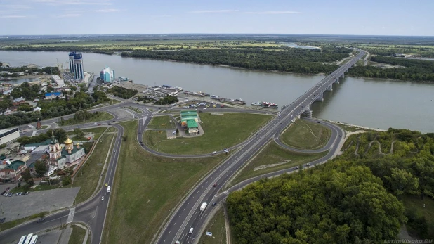 5 место. Дорожная развязка у Нового моста.