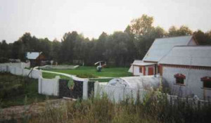 Коттедж с вертолетной площадкой в пригороде Барнаула.