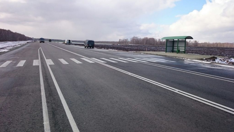 Отремонтированный участок дороги в Павловском районе.