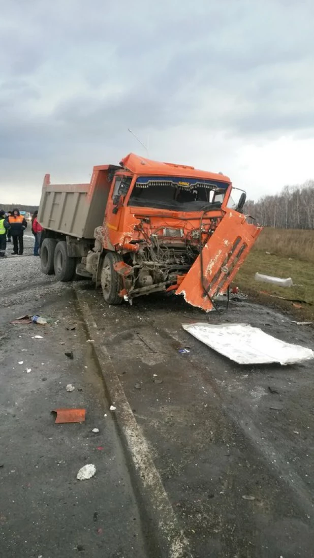 Массовое ДТП под Новосибирском.