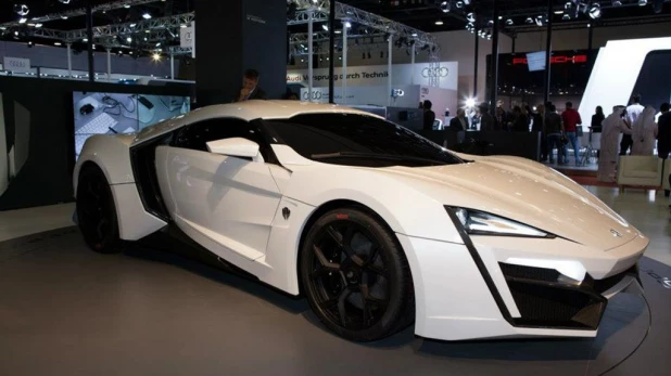 Lykan Hypersport, $3,400,000.