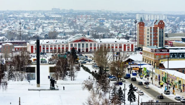 Зимний Барнаул. Вокзалы.