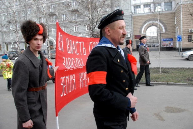 Шествие и митинг коммунистов 7 ноября 2015 года.