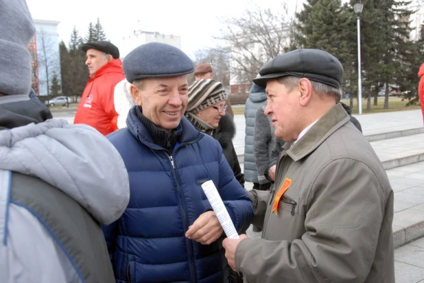 Шествие и митинг коммунистов 7 ноября 2015 года.