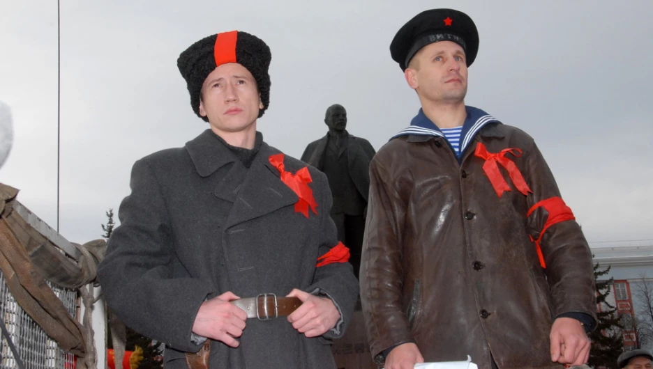 Шествие и митинг коммунистов 7 ноября 2015 года.